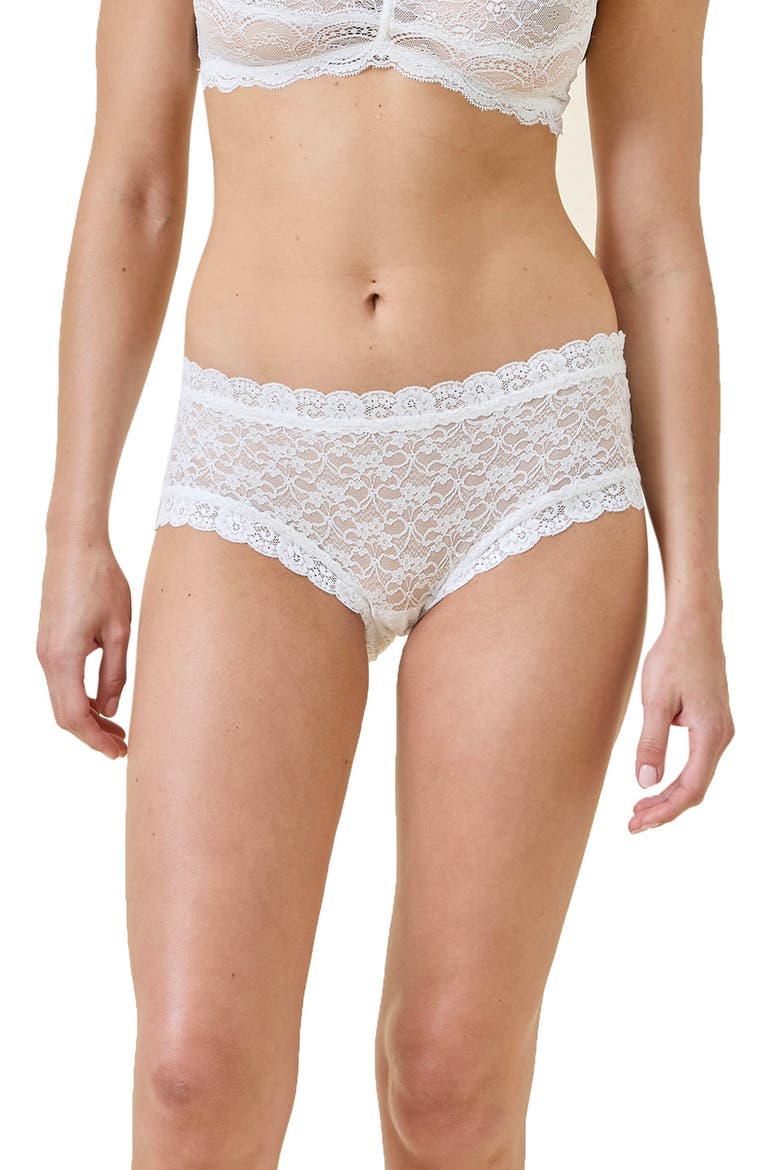 Lace Boyshorts, Main, color, IVORY