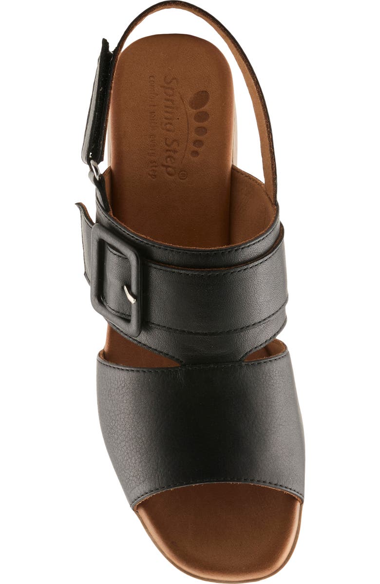 Spring Step Acoliana Slingback Sandal, Alternate, color, Black