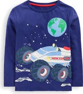 Mini Boden Kids' Appliqué Long Sleeve T-Shirt