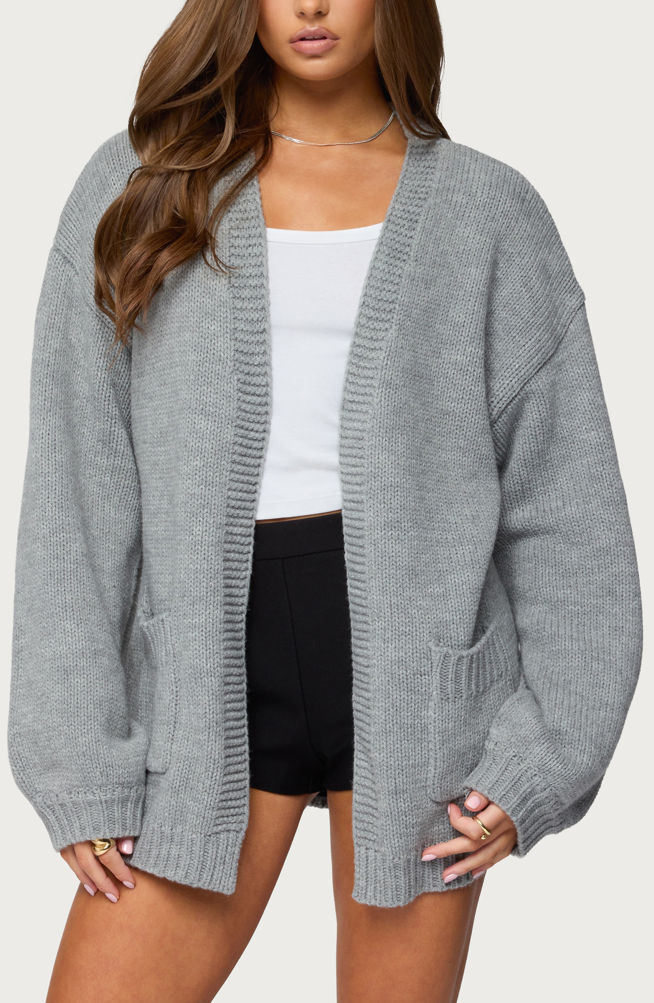 Julian Oversize Open Front Cardigan