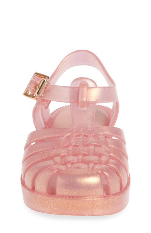 Melissa Kids Mini Posses Sandal In Pearly Pink