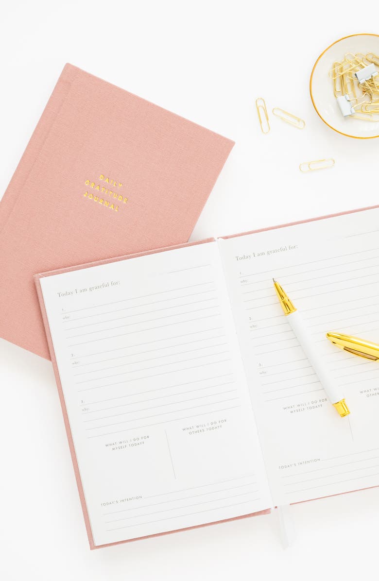 Sugar Paper Gratitude Journal, Alternate, color, Rose Pink