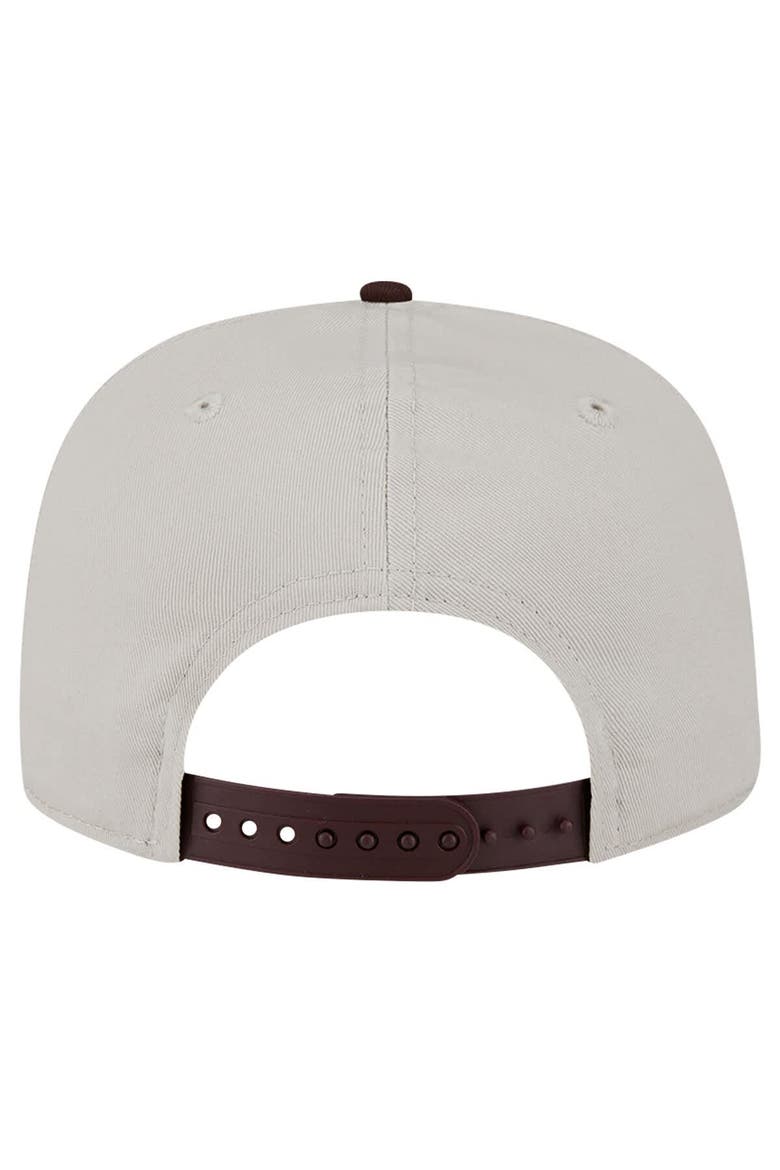 Men's New Era Cream San Diego Padres Iron Golfer Snapback Hat, Alternate, color, Cream
