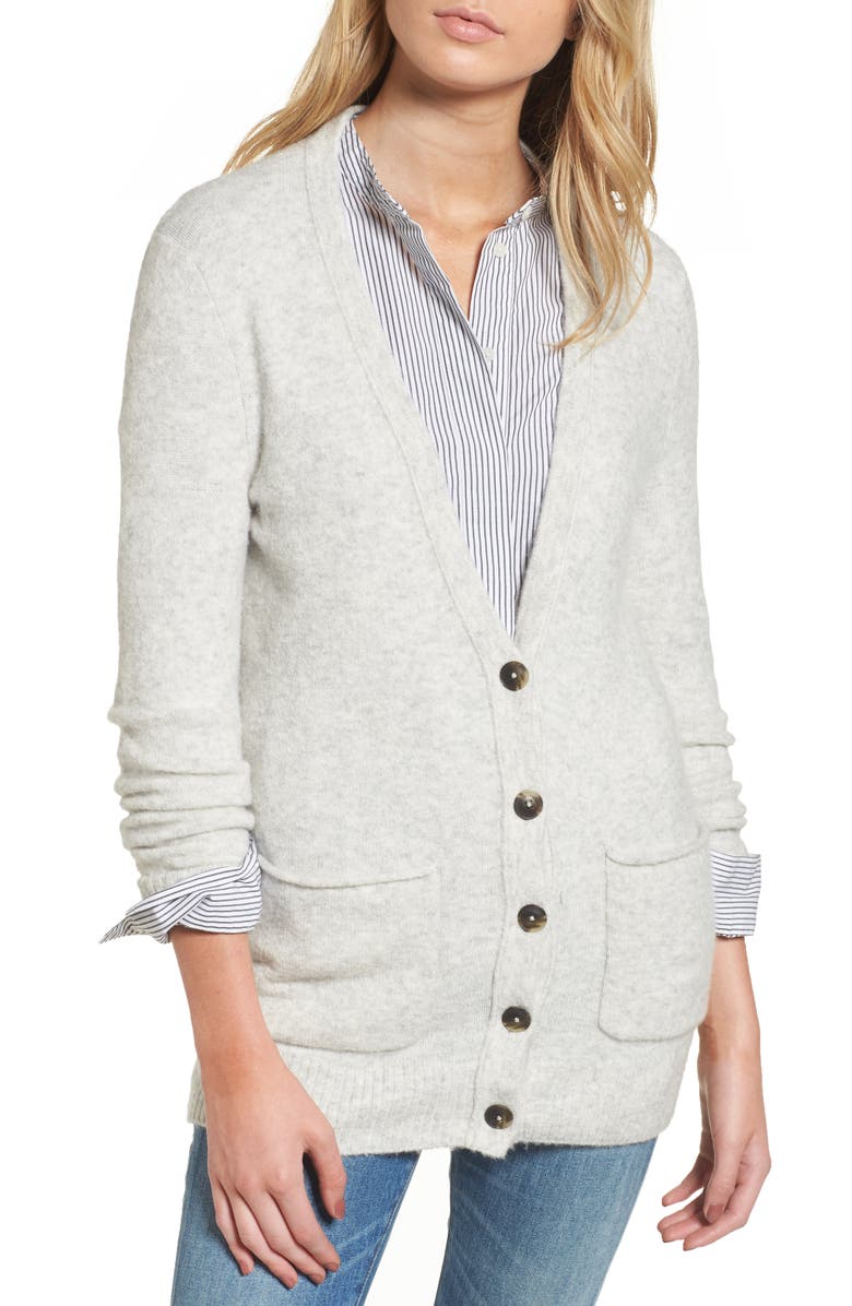 Madewell Cozy Boyfriend Cardigan, Alternate, color, 