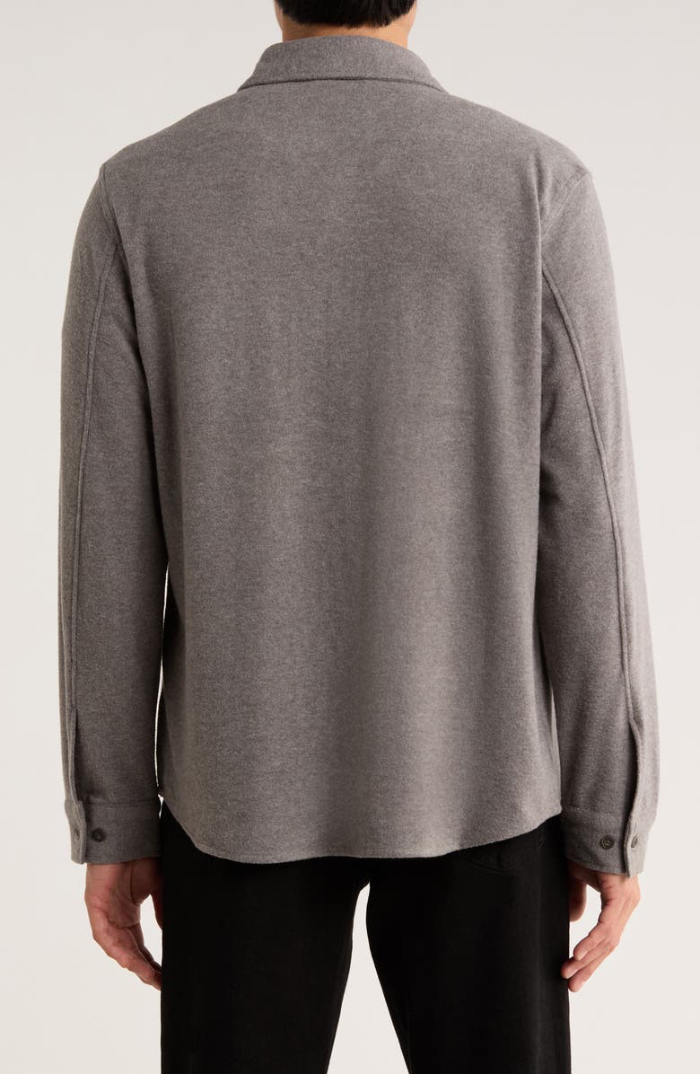 7 Diamonds Generation Stretch Flannel Button-Up Shirt, Alternate, color, Grey