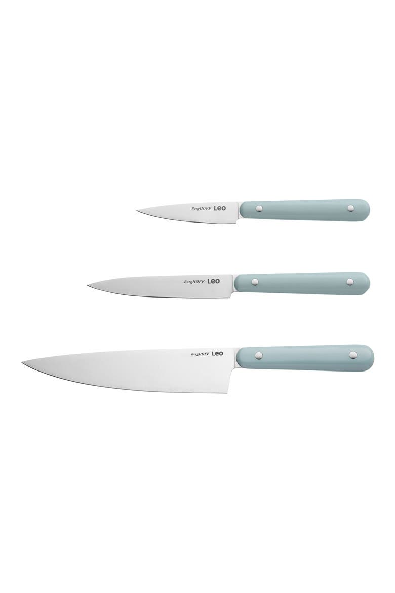 3-Piece Essential Knife Set, Main, color, SLATE