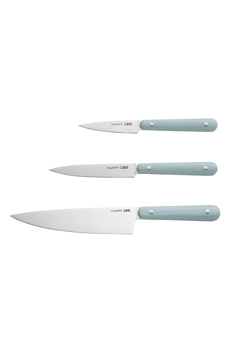 BergHOFF 3-Piece Essential Knife Set, Main, color, Slate