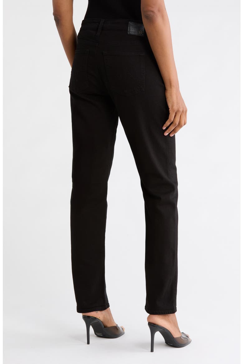 Mari Slim Ankle Straight Leg Jeans, Alternate, color, BLACK CAST