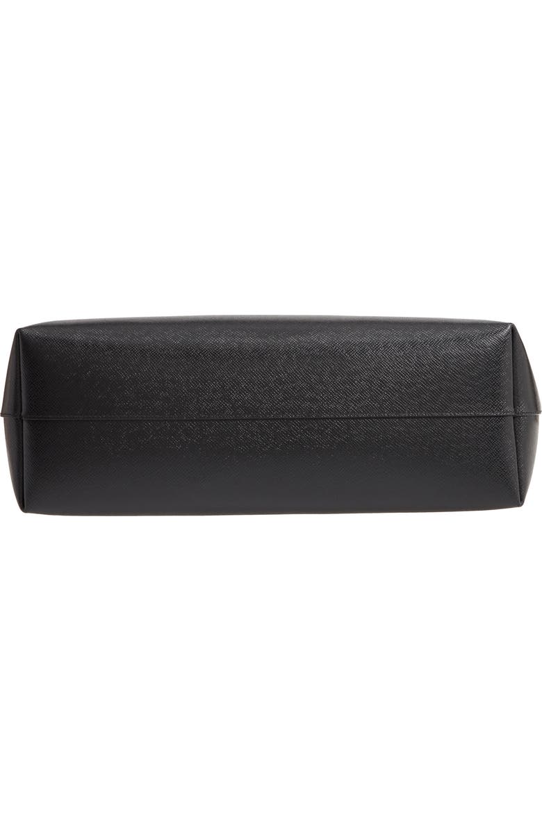 Saint Laurent Medium East/West Leather Shopping Tote, Alternate, color,