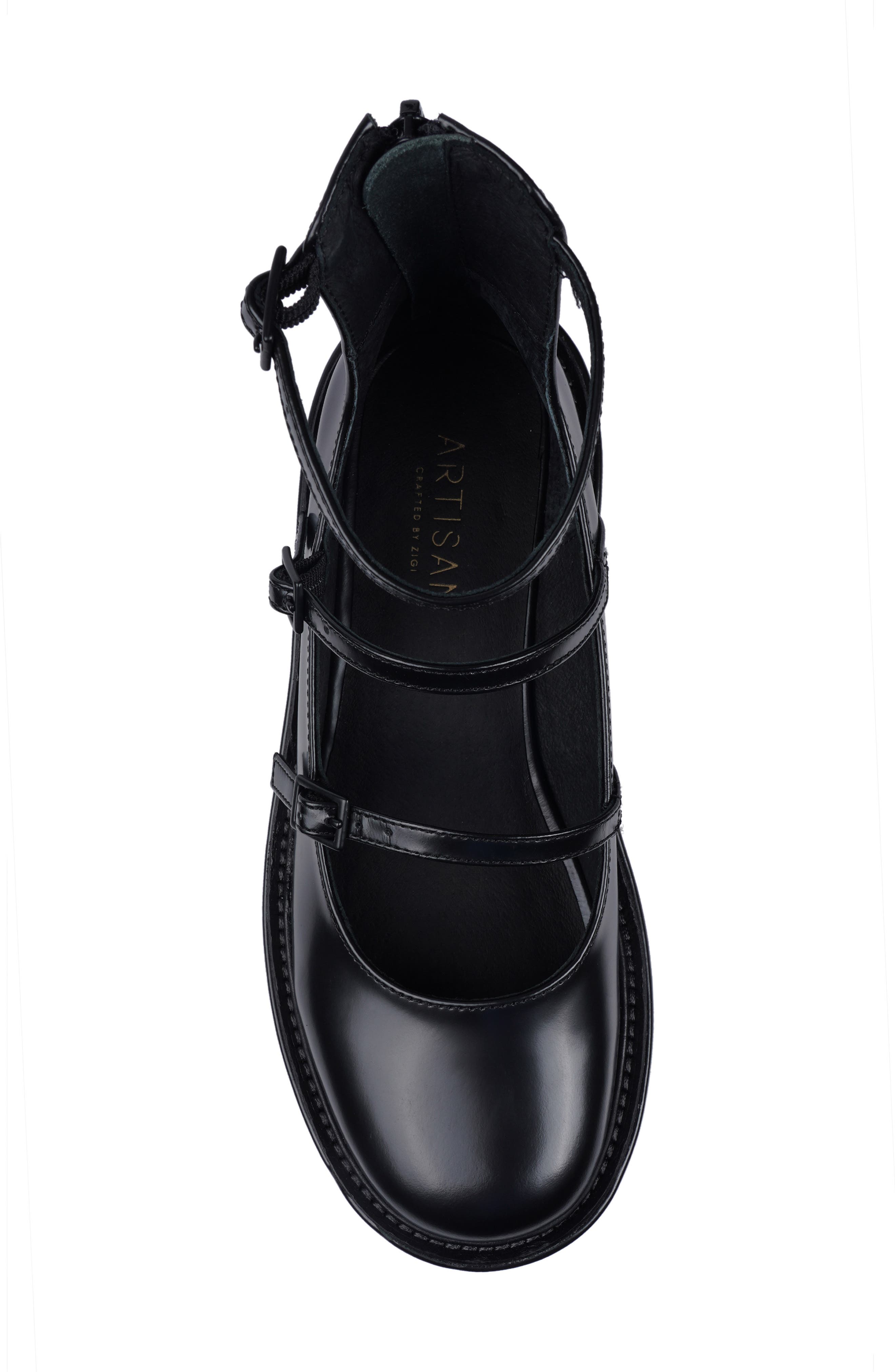 Artisan Crafted By Zigi Loila Water Resistant Platform Mary Jane, Alternate, color, Blklt