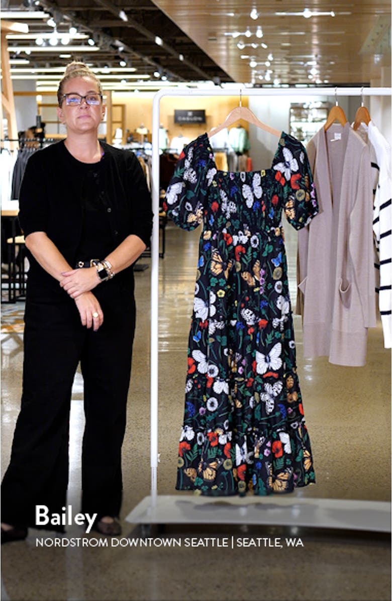 Fairy Folklore Smocked Maxi Dress, sales video thumbnail