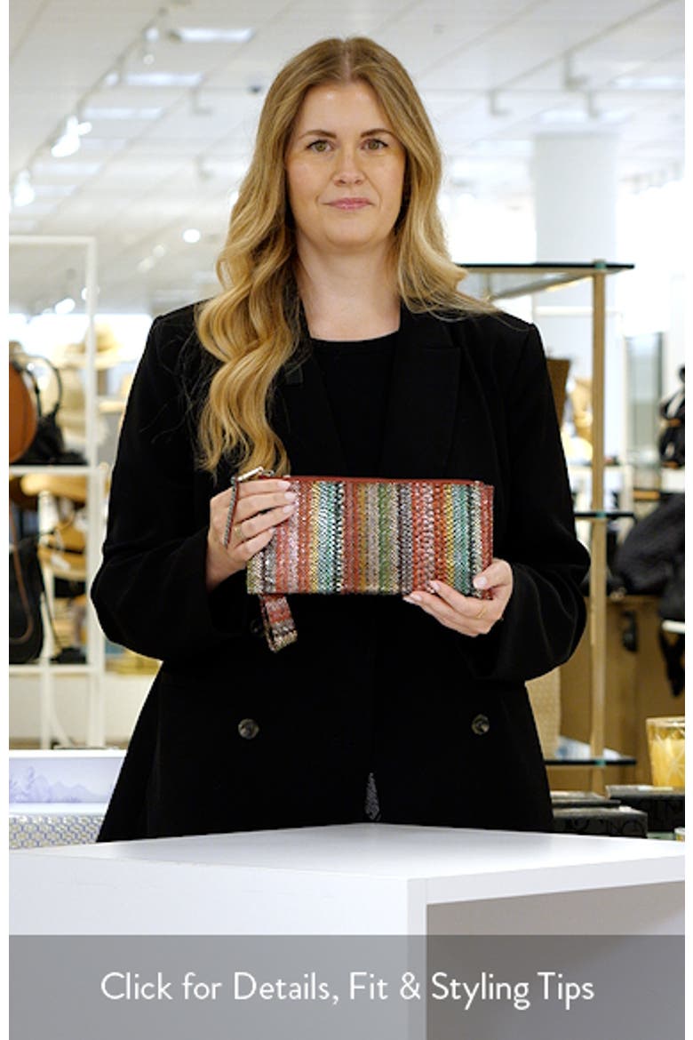 'Vida' Leather Clutch video