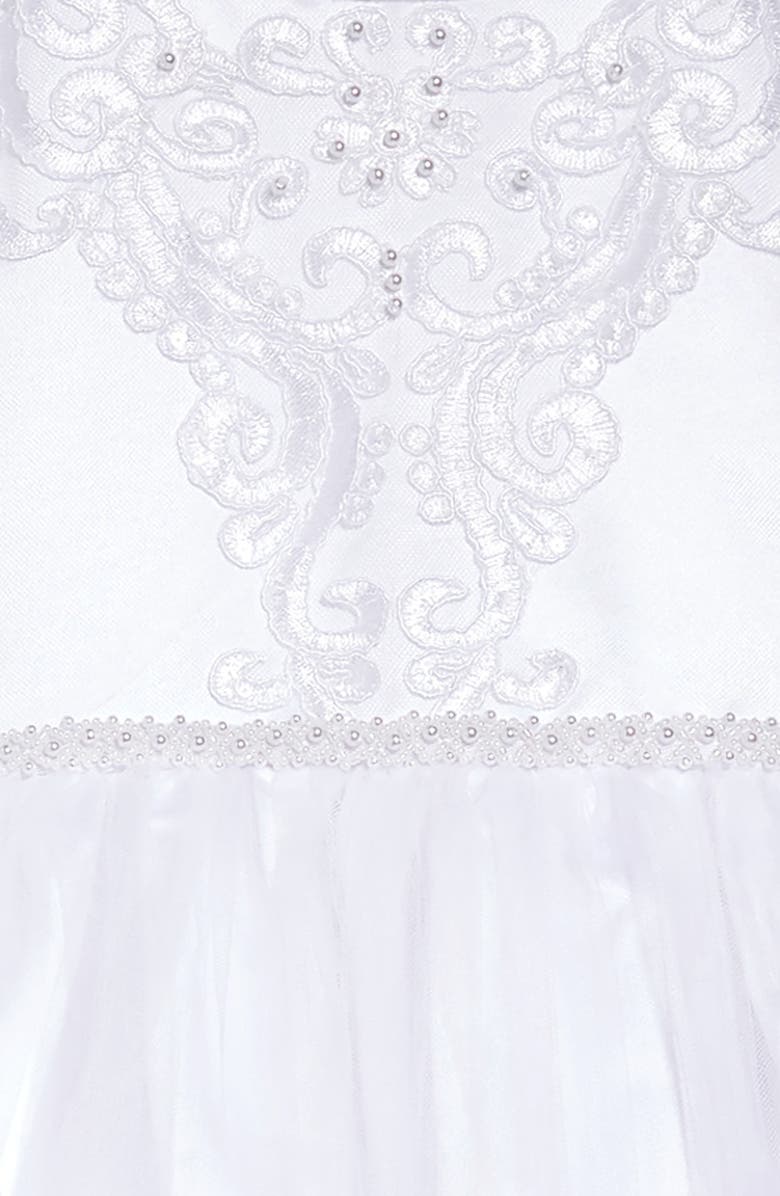 GERSON & GERSON Iris & Ivy Embroidered Sleeveless Tulle Dress, Alternate, color, 