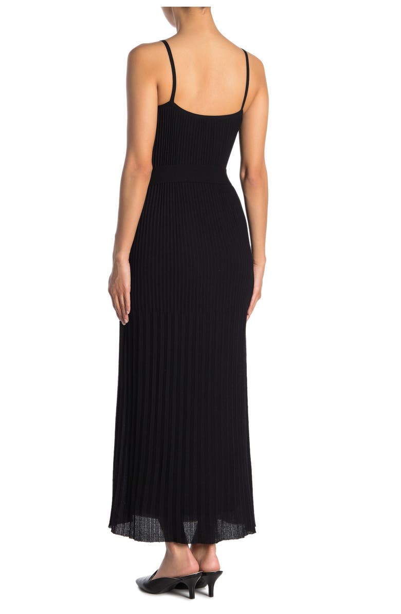 Theory Pleated Waist Tie Maxi Dress, Alternate, color,
