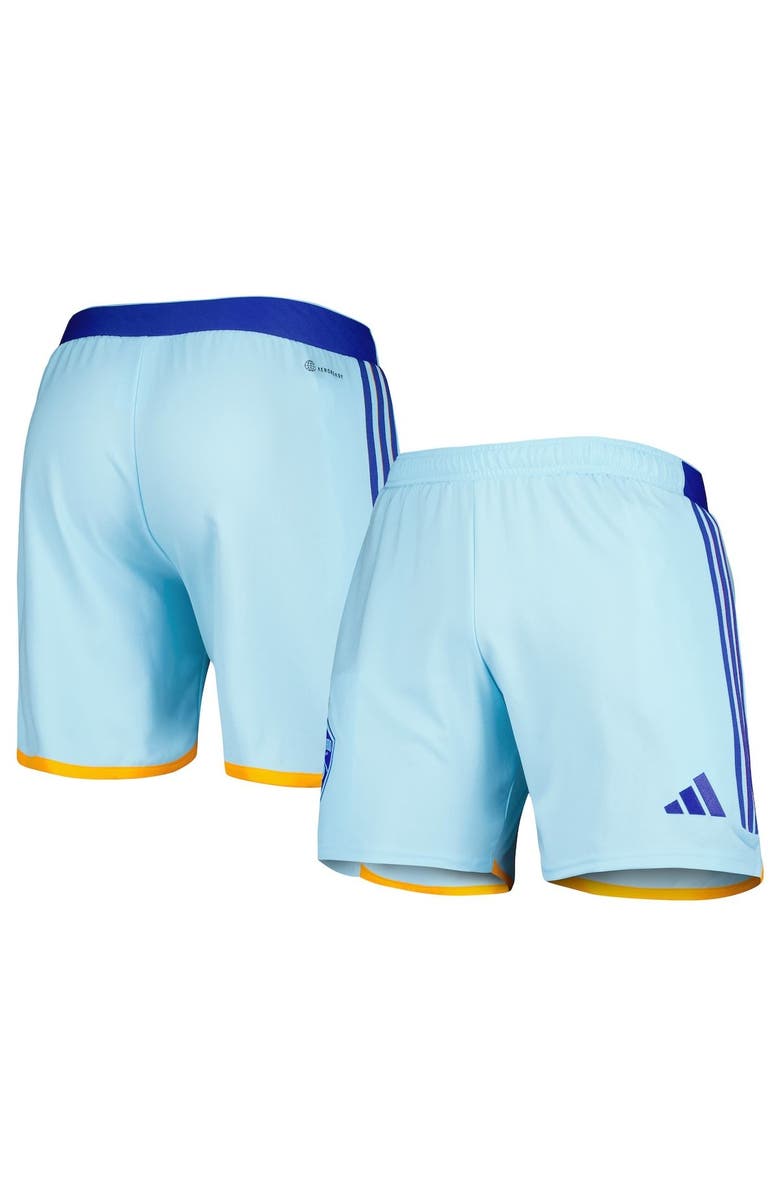adidas Men's adidas Light Blue Colorado Rapids 2023 Away AEROREADY Authentic Shorts, Main, color, Light Blue