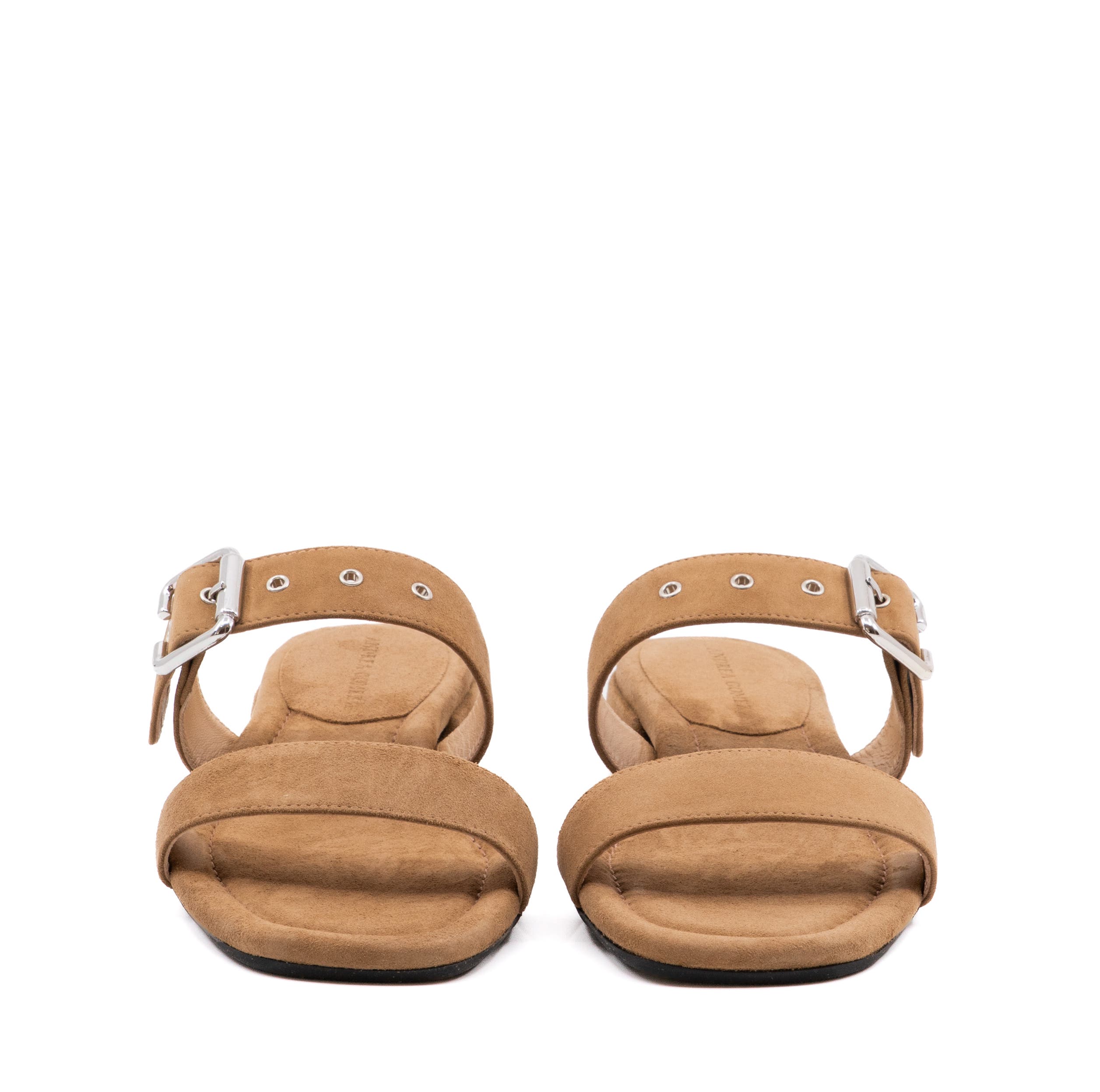 Andrea Gomez Frida Suede Sandal, Alternate, color, Camel