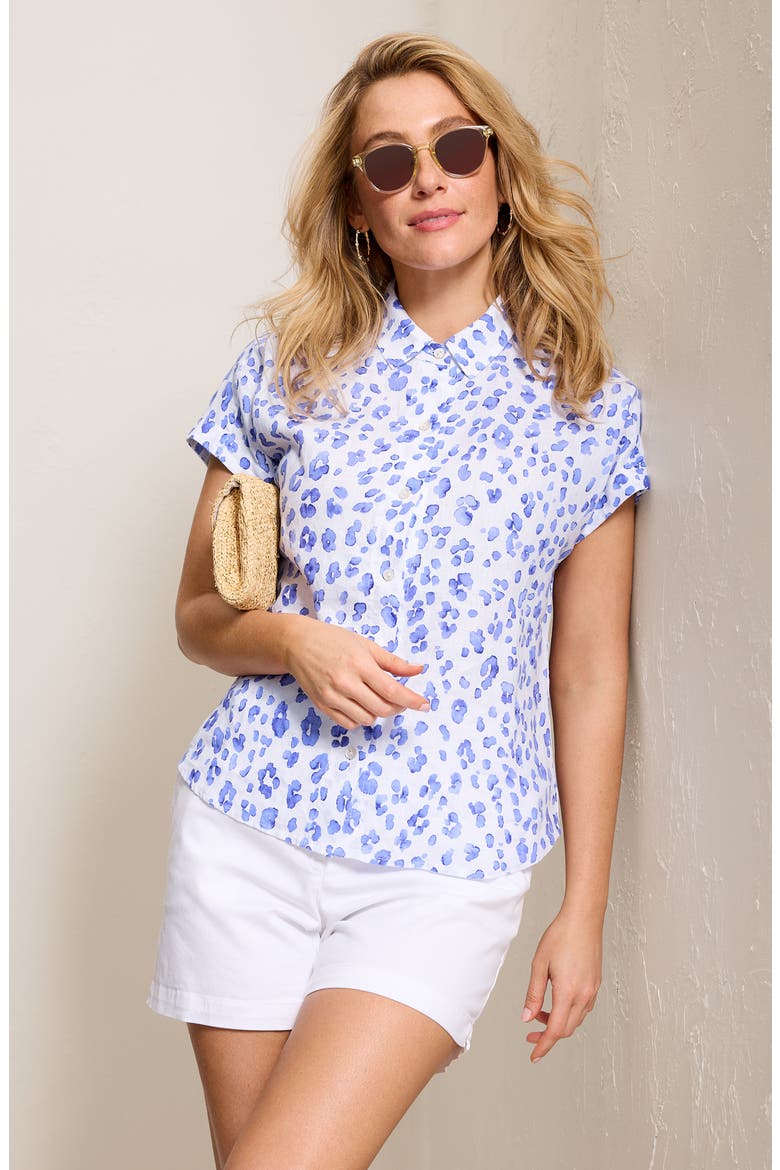 Leopard Print Shirt, Alternate, color, GRAPE POOLS