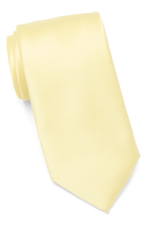 Solid Satin Tie