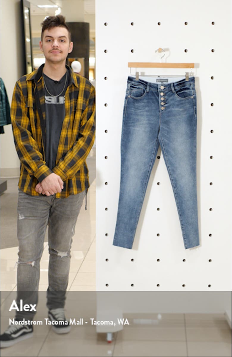 Ab-Solution High Waist Crop Skinny Jeans, sales video thumbnail