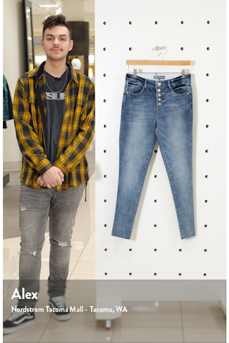 Ab-Solution High Waist Crop Skinny Jeans (Nordstrom Exclusive) video