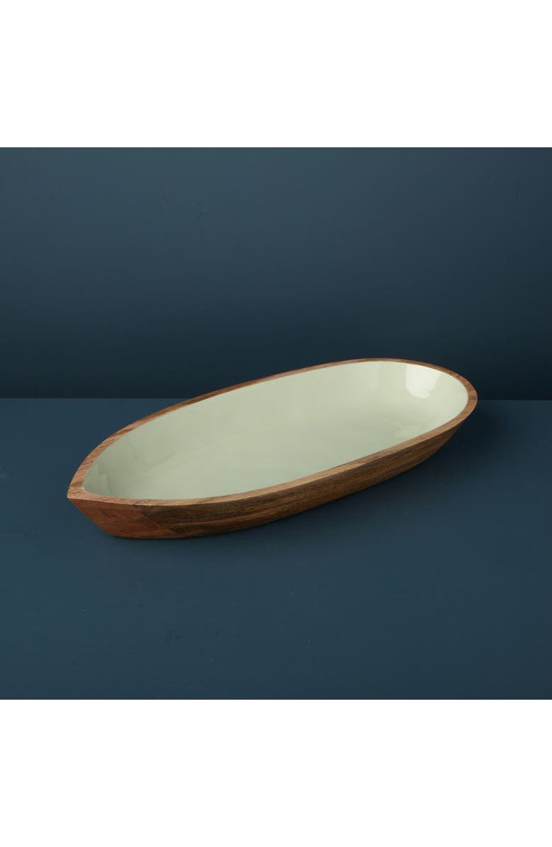 Be Home Madras Oval Bowl, Alternate, color, Sage
