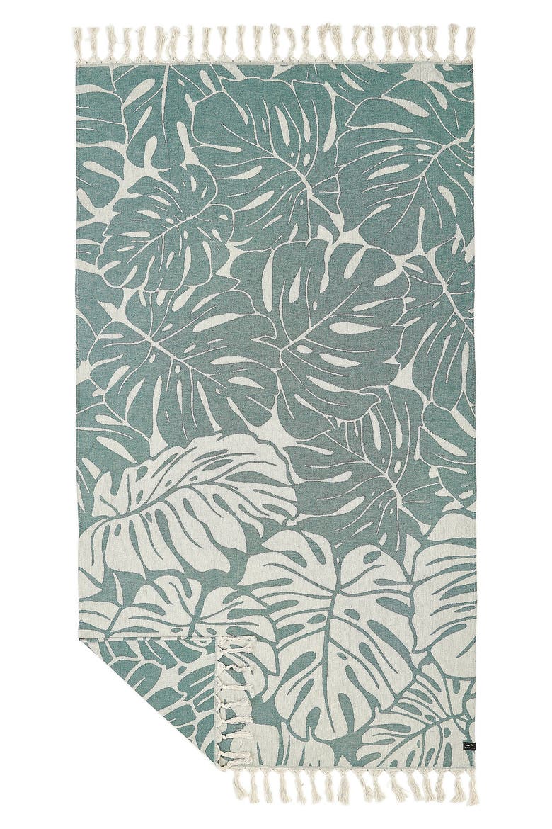 Tarovine Turkish Beach Towel, Main, color, SAGE GREEN
