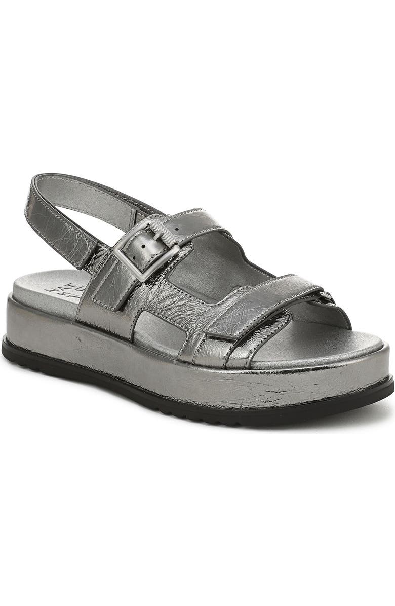 Naturalizer Ziva Slingback Sandal, Main, color, Pewter