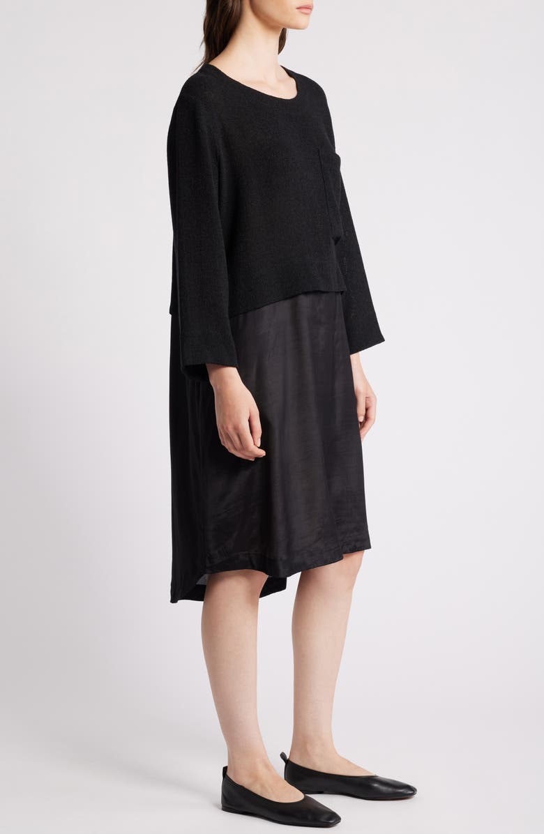 Masai Copenhagen Nonah Mixed Media Dress, Alternate, color, 