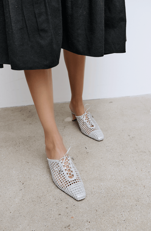 Daniella Shevel Lina Sandal In Silver