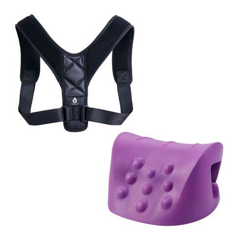 Ultimate Posture and Neck Relief Bundle Adjustable Posture Corrector & Neck and Shoulder Relaxer