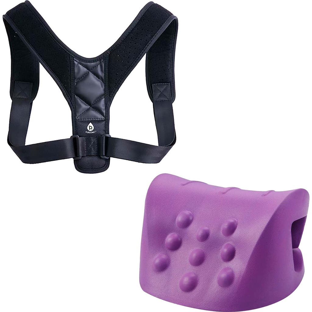 Pursonic Ultimate Posture And Neck Relief Bundle Adjustable Posture Corrector & Neck And Shoulder Re In 3503344102746