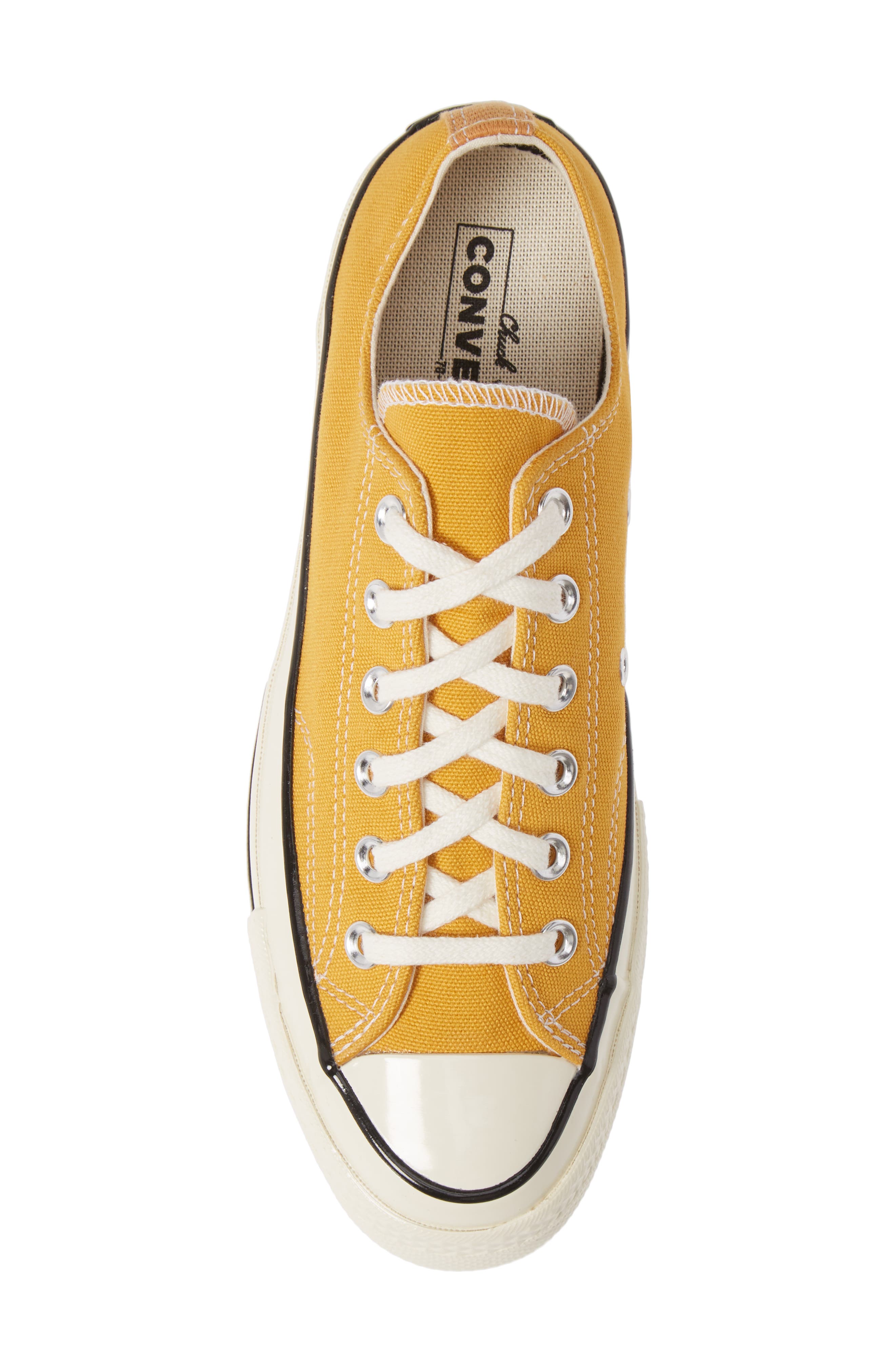 Chuck Taylor® All Star® Chuck 70 Ox Sneaker, Alternate, color, SUNFLOWER/ BLACK/ EGRET