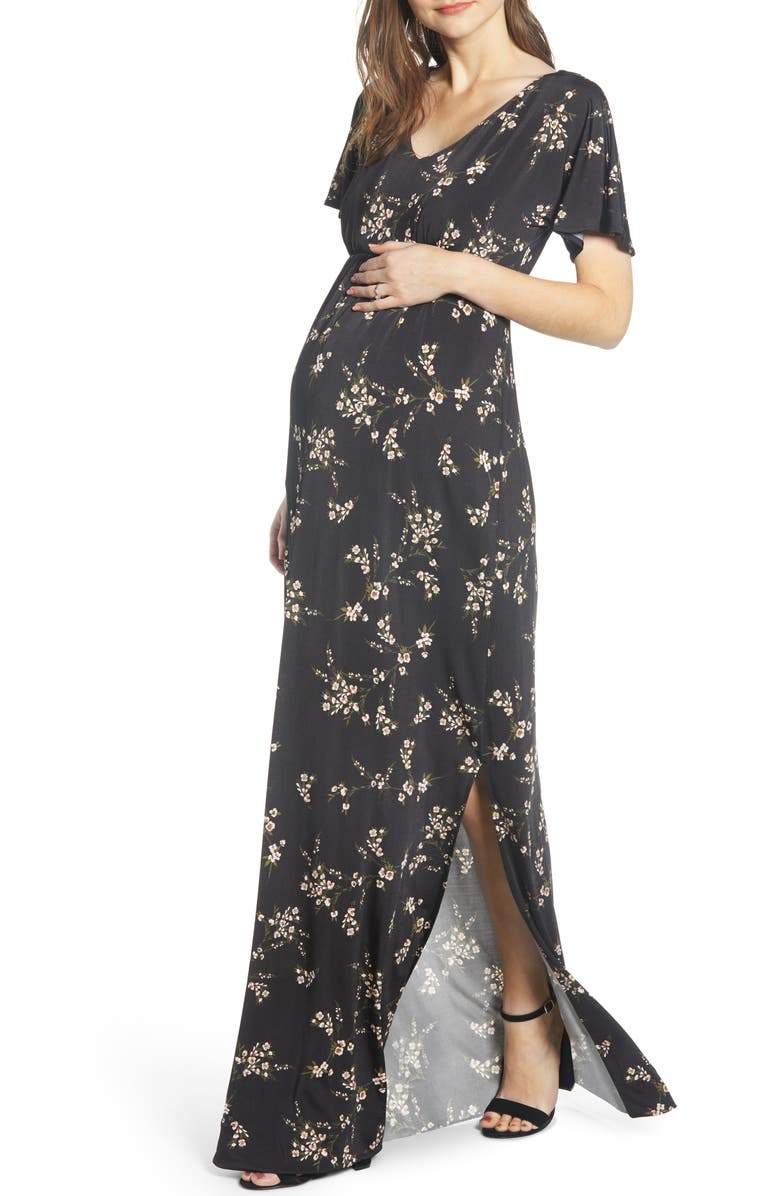 Tiffany Rose Floral Maternity Maxi Dress, Main, color, 