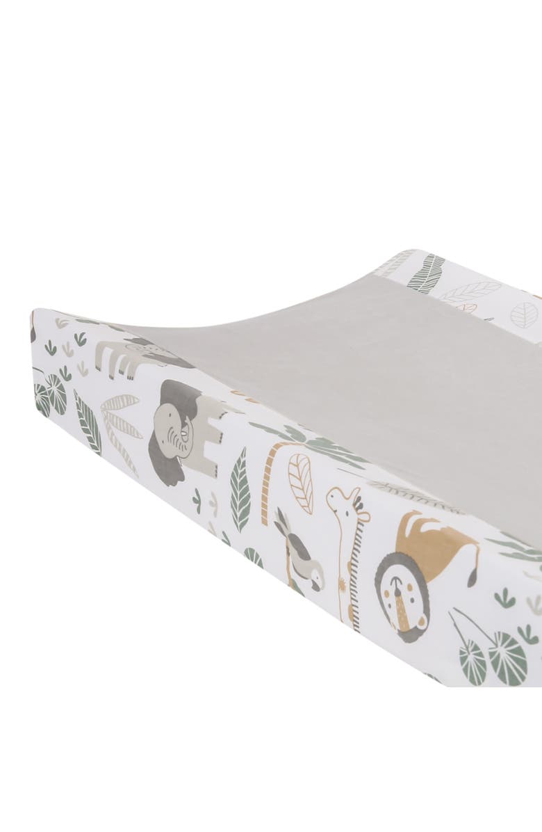 Lambs 
Ivy Jungle Friends Soft, Warm 
Cozy Safari Changing Pad Cover, Alternate, color, Gray