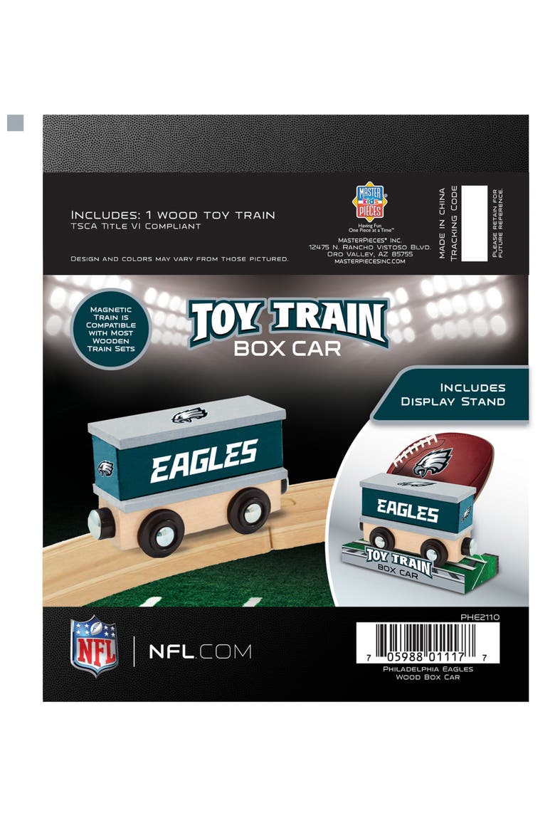 Philadelphia Eagles Toy Train Box Car, Alternate, color, Multicolor