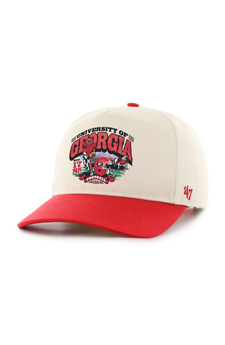 '47 Men's '47  Natural Georgia Bulldogs Unstructured Hitch Hat, Main, color, Natural