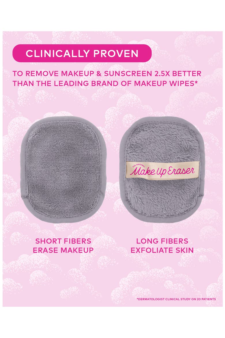 Neutral 7-Day MakeUp Eraser Set with Laundry Bag, Alternate, color, COOL NEUTRALS