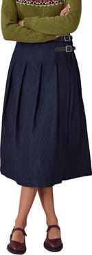 Celtic & Co. Dark Wash Midi Denim Skirt
