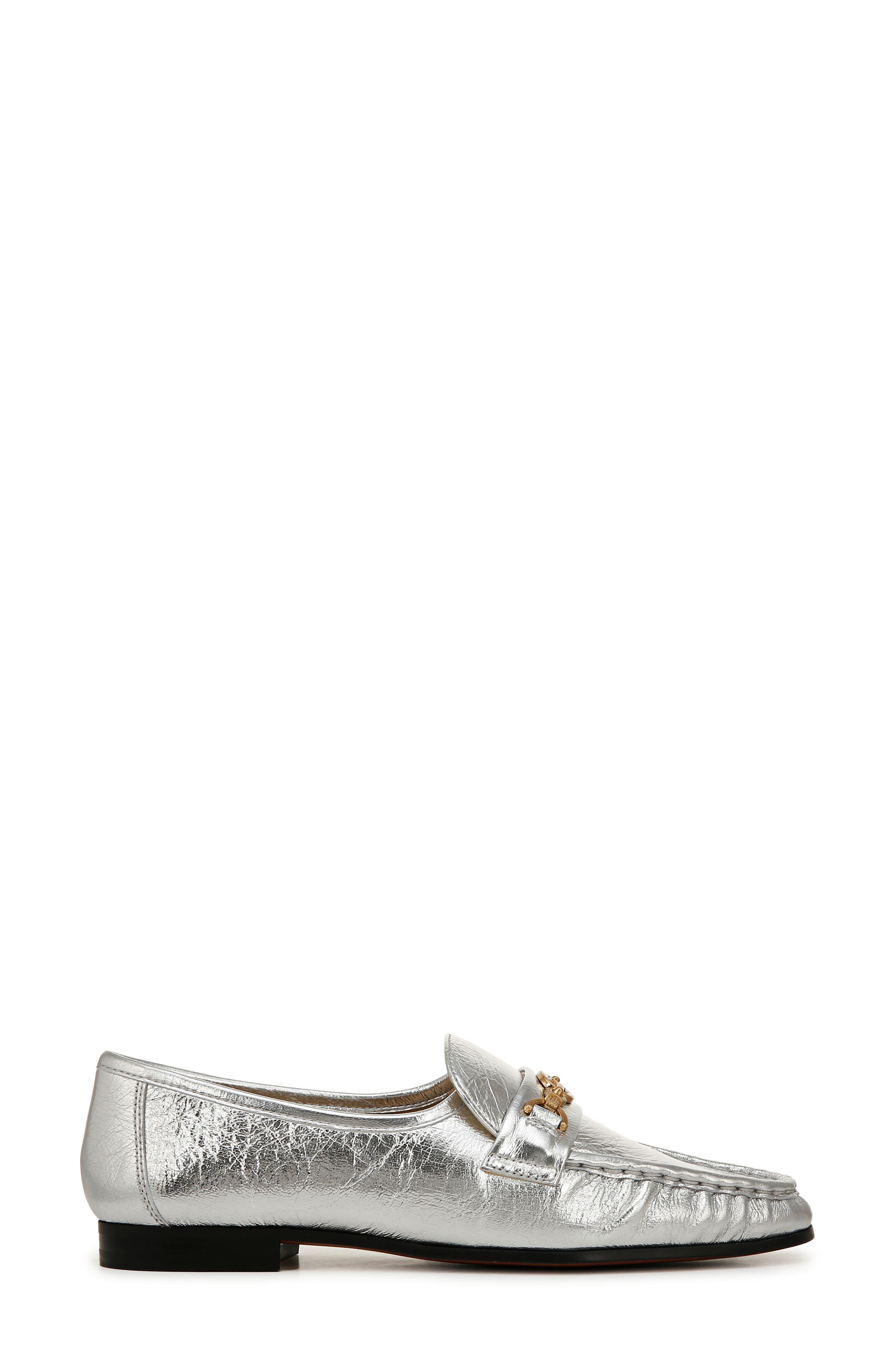 Lucca Loafer, Alternate, color, SOFT SILVER