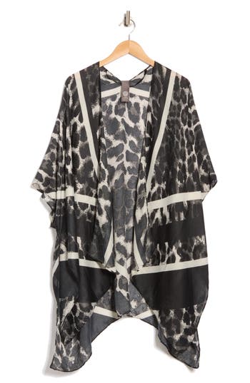Vince Camuto Chevron Leopard Topper