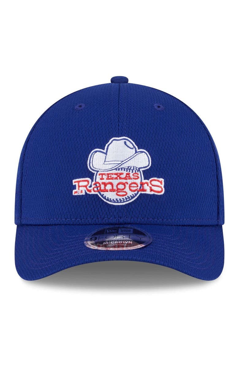New Era Men's New Era Royal Texas Rangers 2025 MLB Clubhouse 9FORTY M-Crown Adjustable Hat, Alternate, color, Royal