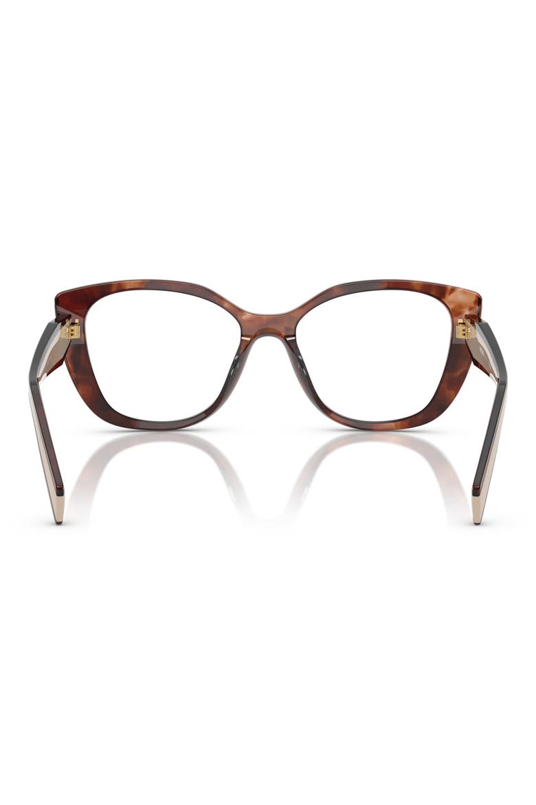 51mm Cat Eye Optical Glasses, Alternate, color, CARAMEL