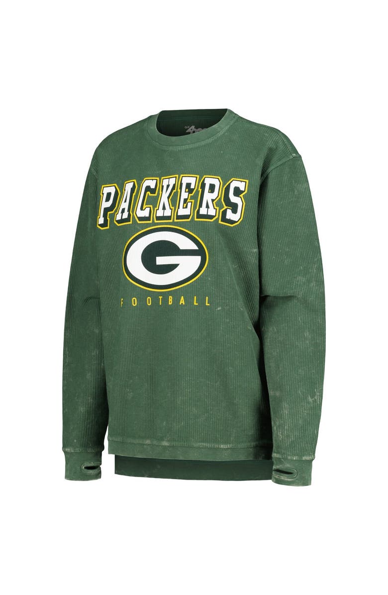 G-III 4HER BY CARL BANKS Women's G-III 4Her by Carl Banks Green Green Bay Packers Comfy Cord Pullover Sweatshirt, Alternate, color, Green