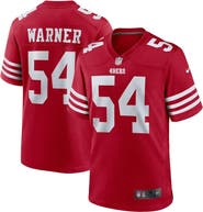 Nike Men's Nike Fred Warner Scarlet San Francisco 49ers Player Game Jersey