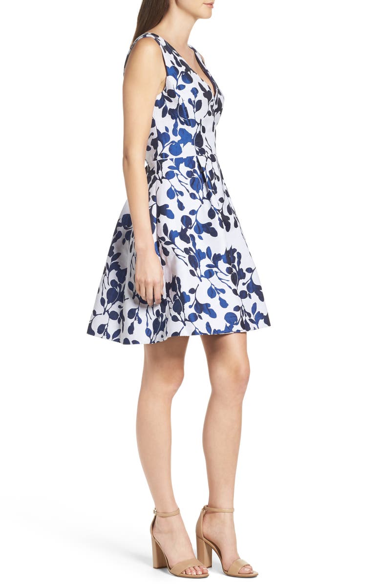 Betsey Johnson Fit & Flare Dress, Alternate, color,