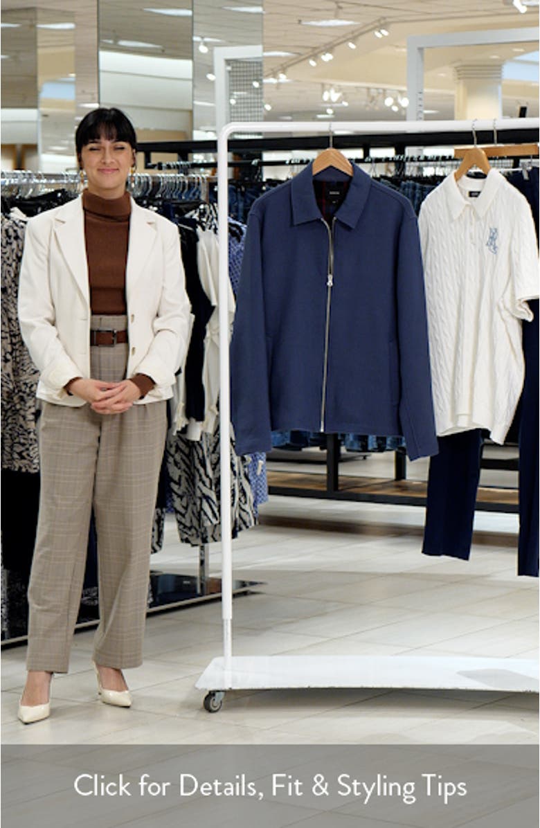 Cotton Blend Zip Jacket, sales video thumbnail