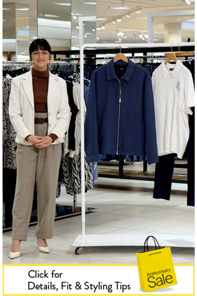 Cotton Blend Zip Jacket video