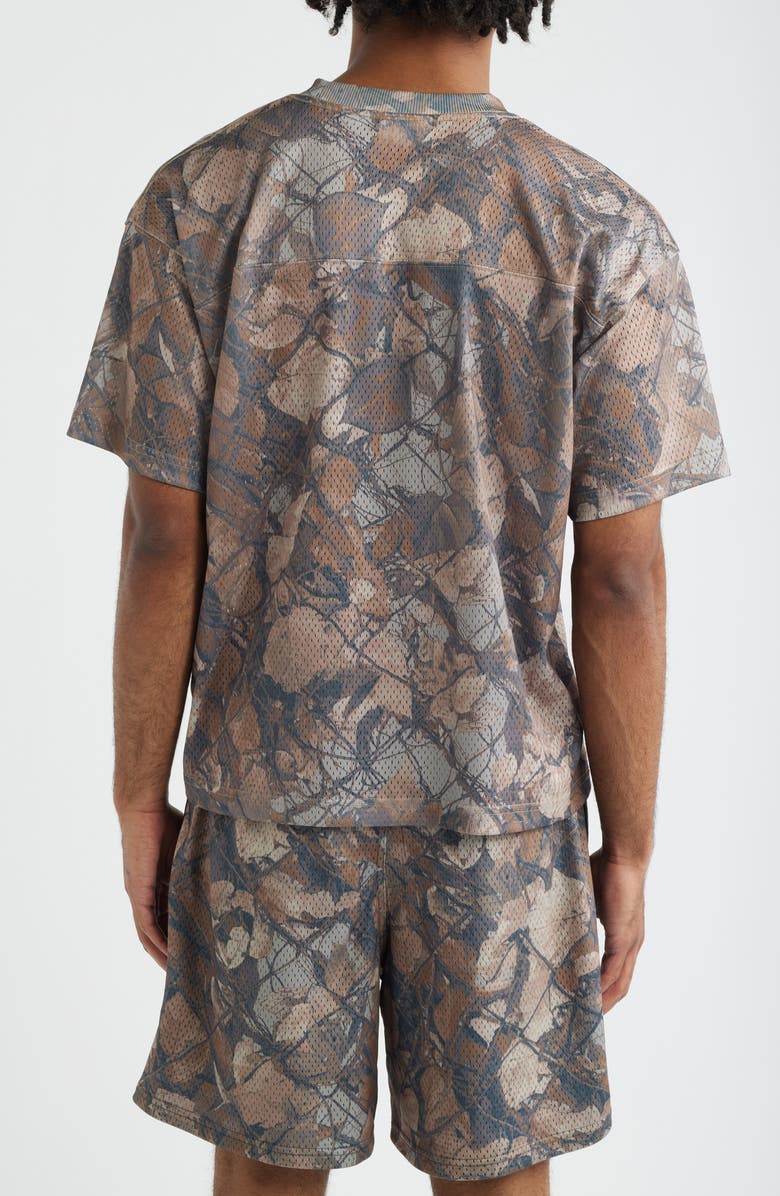 Obey Logo Camouflage Practice Jersey, Alternate, color, Fence Camo