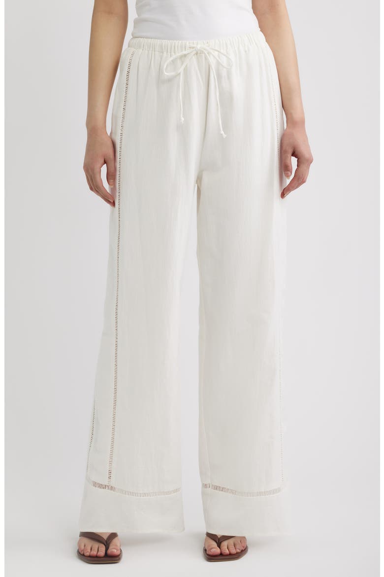 Siena Wide Leg Pants, Main, color, OFF WHITE