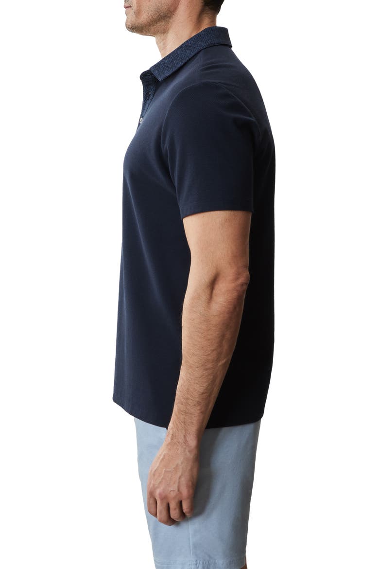 Baytides Contrast Collar Polo, Alternate, color, NAVY
